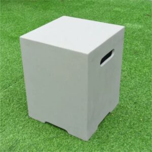 Abdeckung für 5kg Gasflaschen in Beton-Optik grau