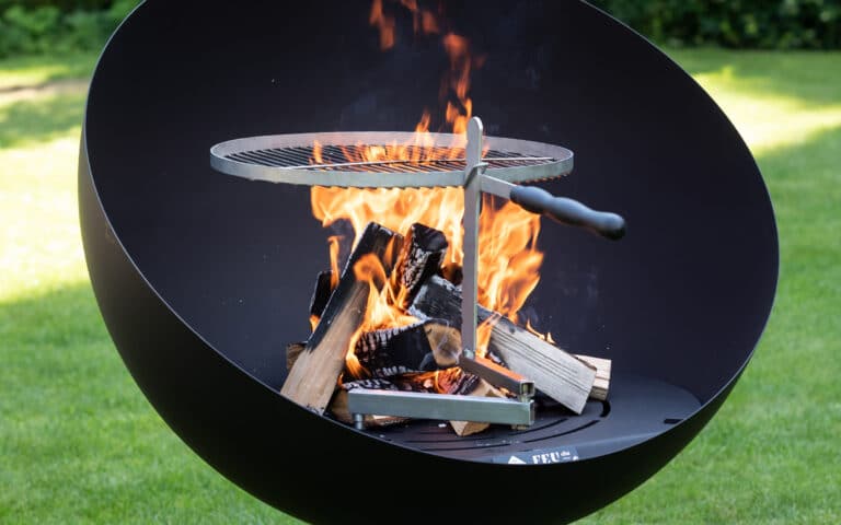 Feuerschale Lune mit Grillfunktion