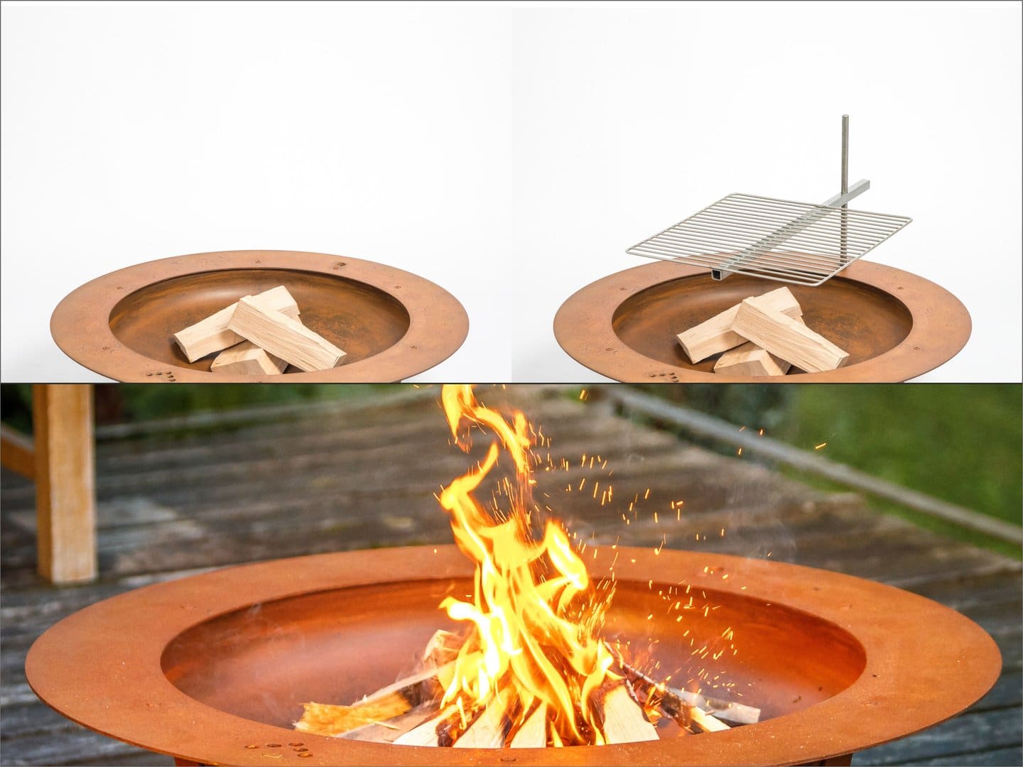 Feuerstelle inkl. Grillrost