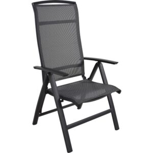 4er-Set Hochlehner-Klappsessel Lotis Negro