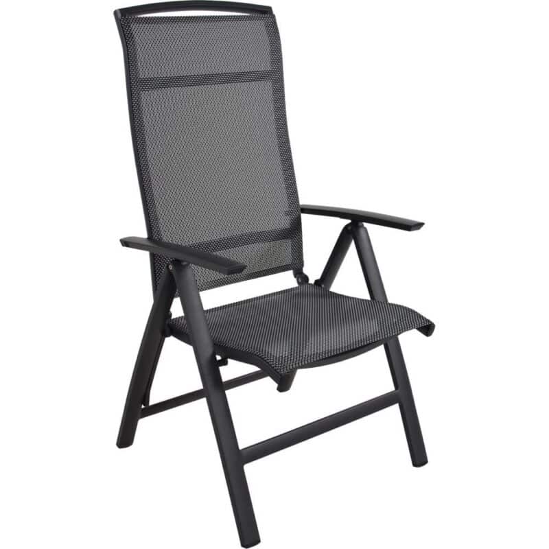 4er-Set Hochlehner-Klappsessel Lotis Negro