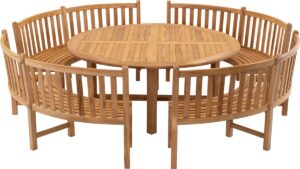 Gartenmöbelset Round 5-teilig