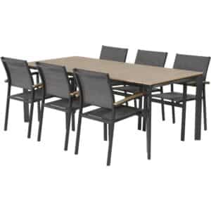 Gartenmöbelset Arezzo 7-teilig