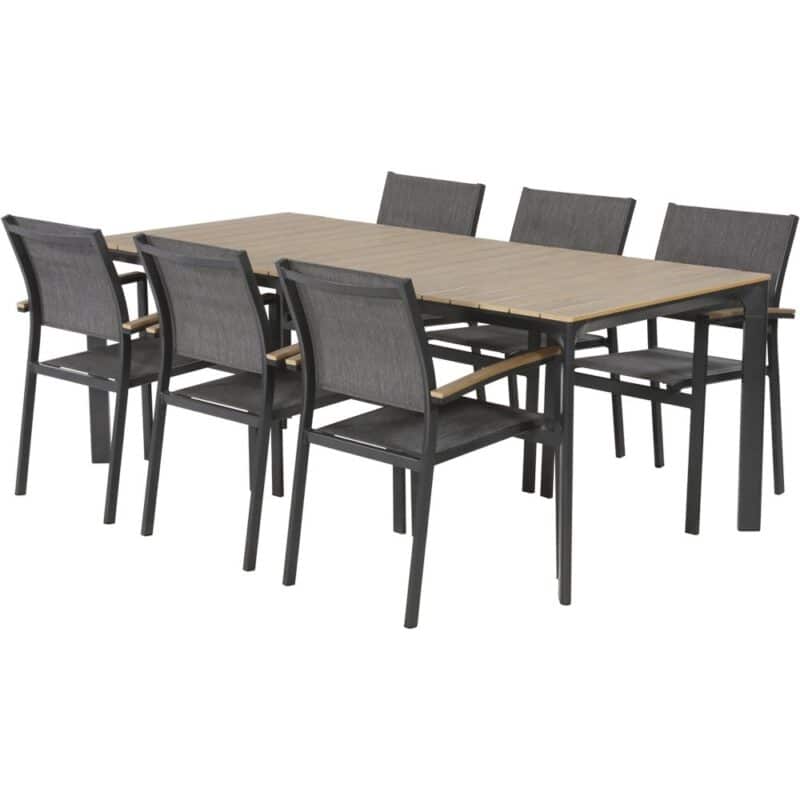 Gartenmöbelset Arezzo 7-teilig