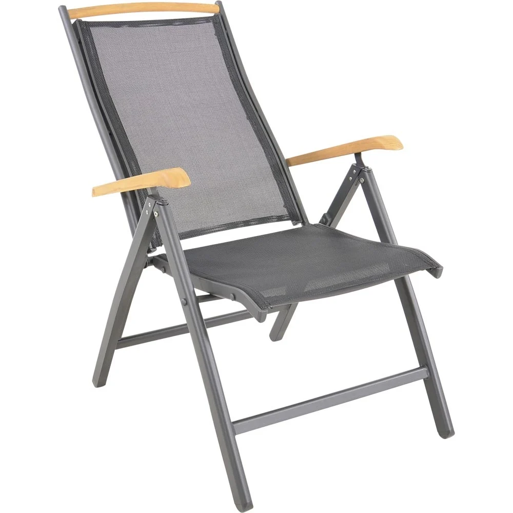 Lesli Living 2-er Set Hochlehner Monza in schwarz – 5-fach – Detailansicht 2 (Sessel & Stühle)
