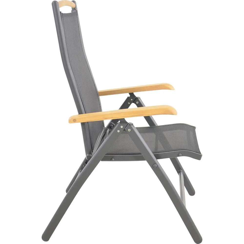 Lesli Living 2-er Set Hochlehner Monza in schwarz – 5-fach – Detailansicht 4 (Sessel & Stühle)