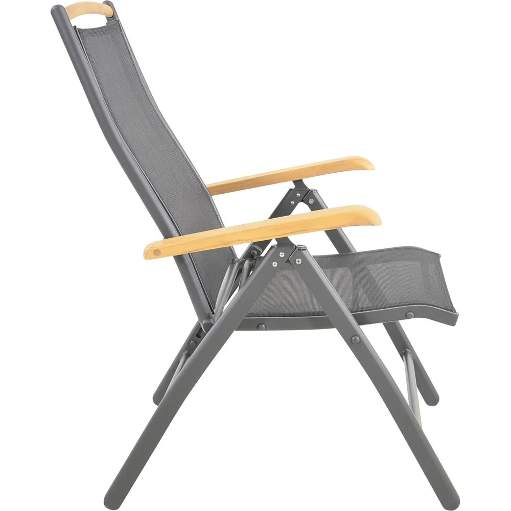 Lesli Living 2-er Set Hochlehner Monza in schwarz – 5-fach – Detailansicht 5 (Sessel & Stühle)