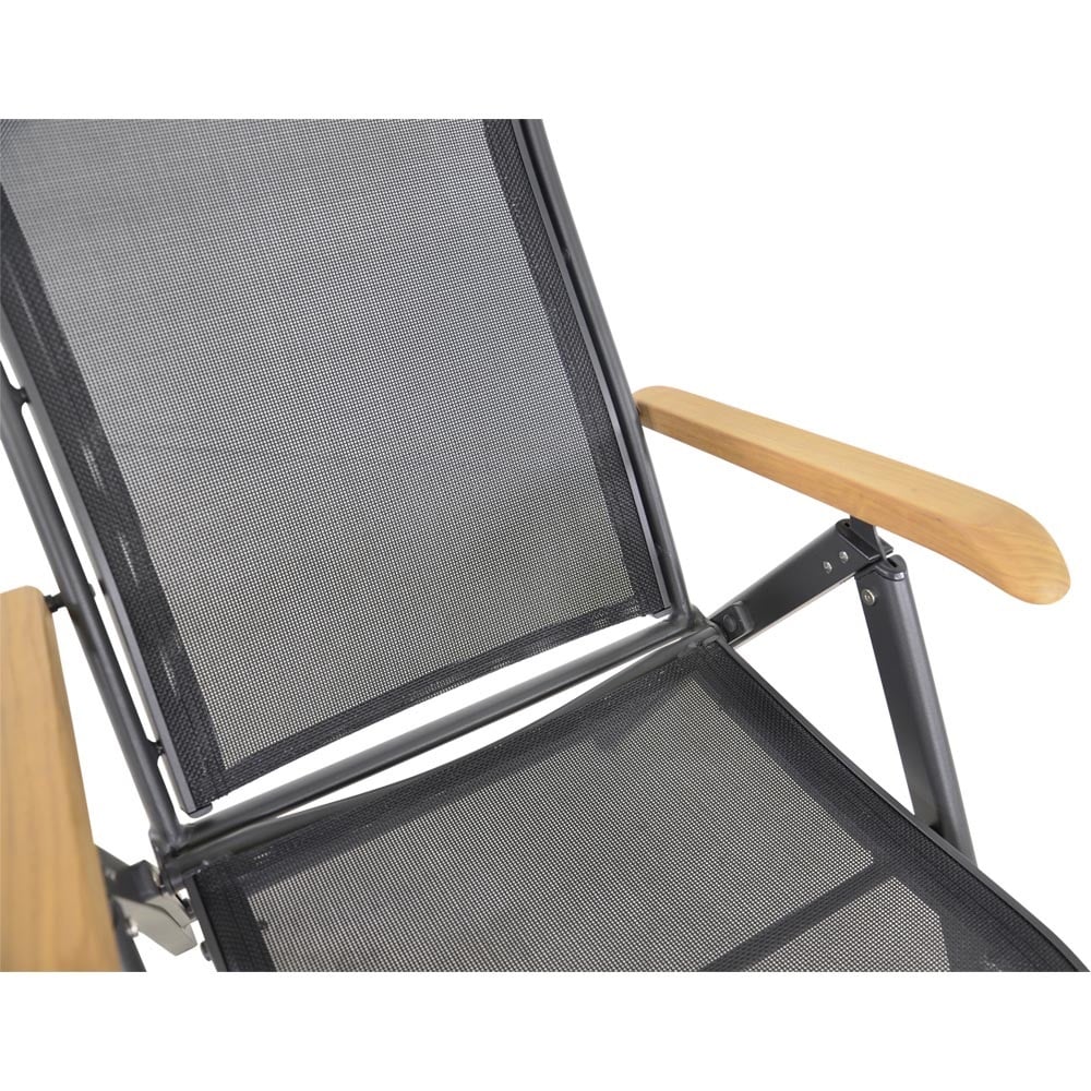 Lesli Living 2-er Set Hochlehner Monza in schwarz – 5-fach – Detailansicht 6 (Sessel & Stühle)
