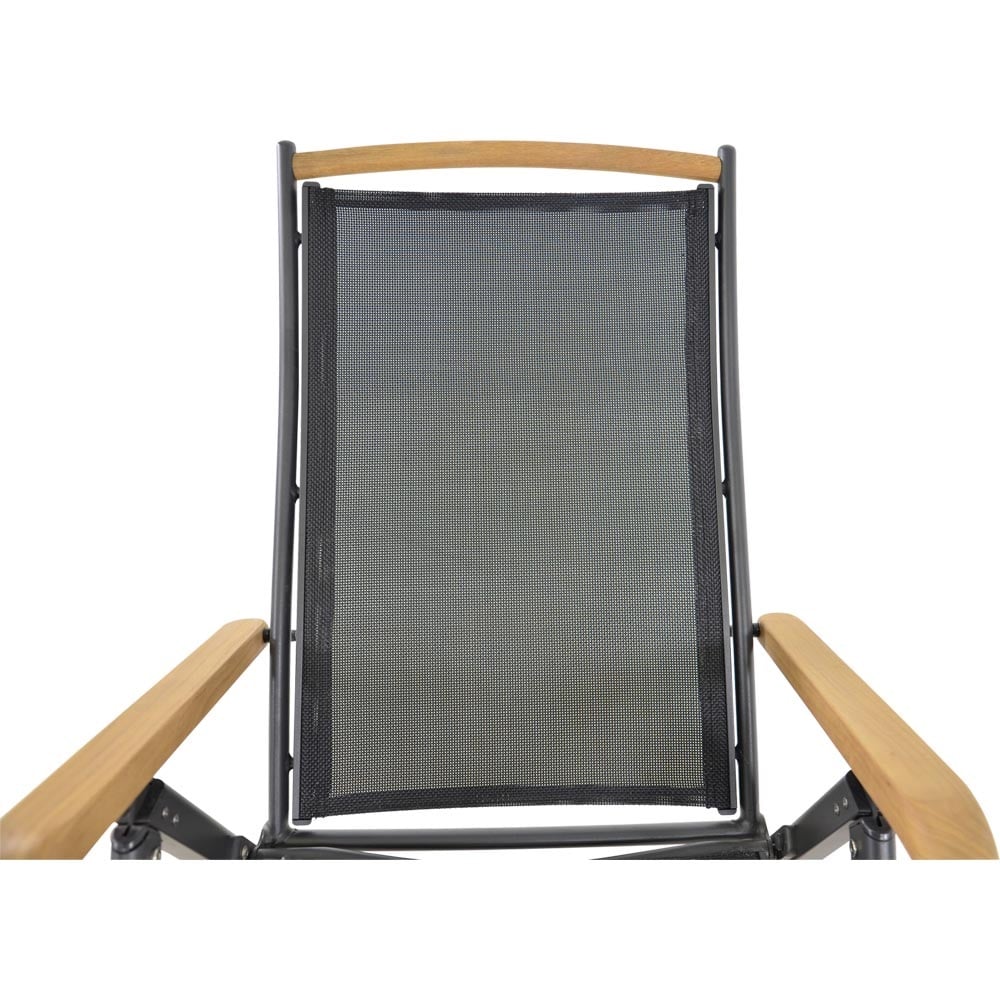 Lesli Living 2-er Set Hochlehner Monza in schwarz – 5-fach – Detailansicht 7 (Sessel & Stühle)