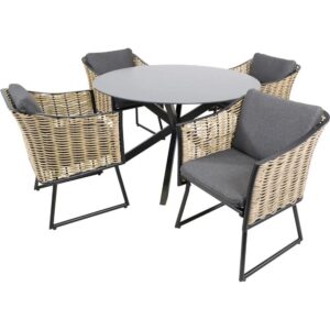Gartenmöbelset Solamente 5-teilig