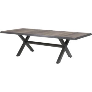 Tisch Castilla Negro mit Kreuzfuss