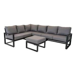 Dining-Eck-Lounge-Set Tormenta Negro