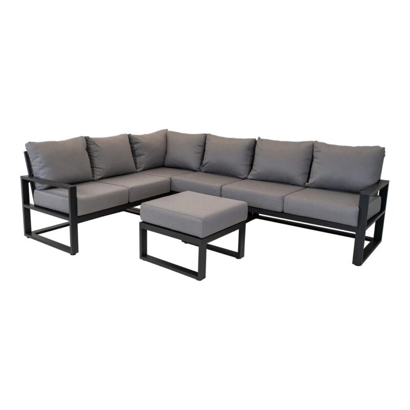Dining-Eck-Lounge-Set Tormenta Negro