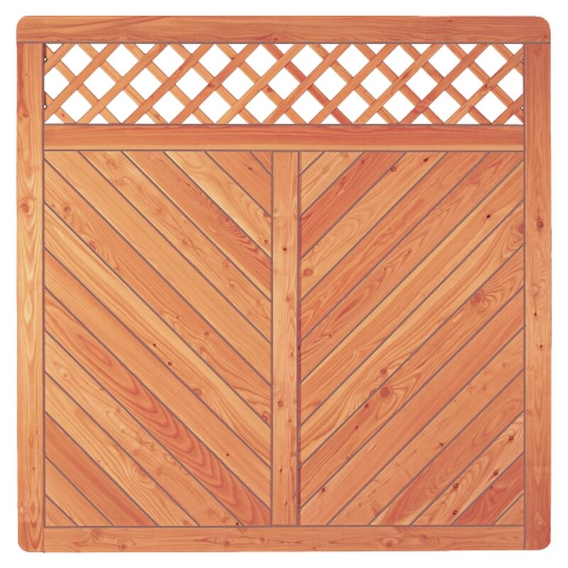 Sichtschutzzaun Skagen 1800mm x 1800mm