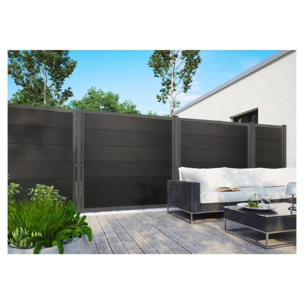 Tetzner Jentzsch WPC Zaunelemente Maloe 4024785453116 - Garten und Feuer