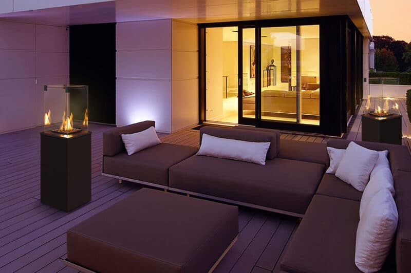 Gasfeuerstelle Lounge Manual Steel