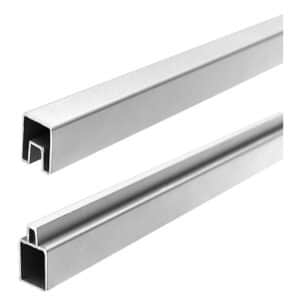 Aluminium-Abschlußleisten für Sichtschutzzäune