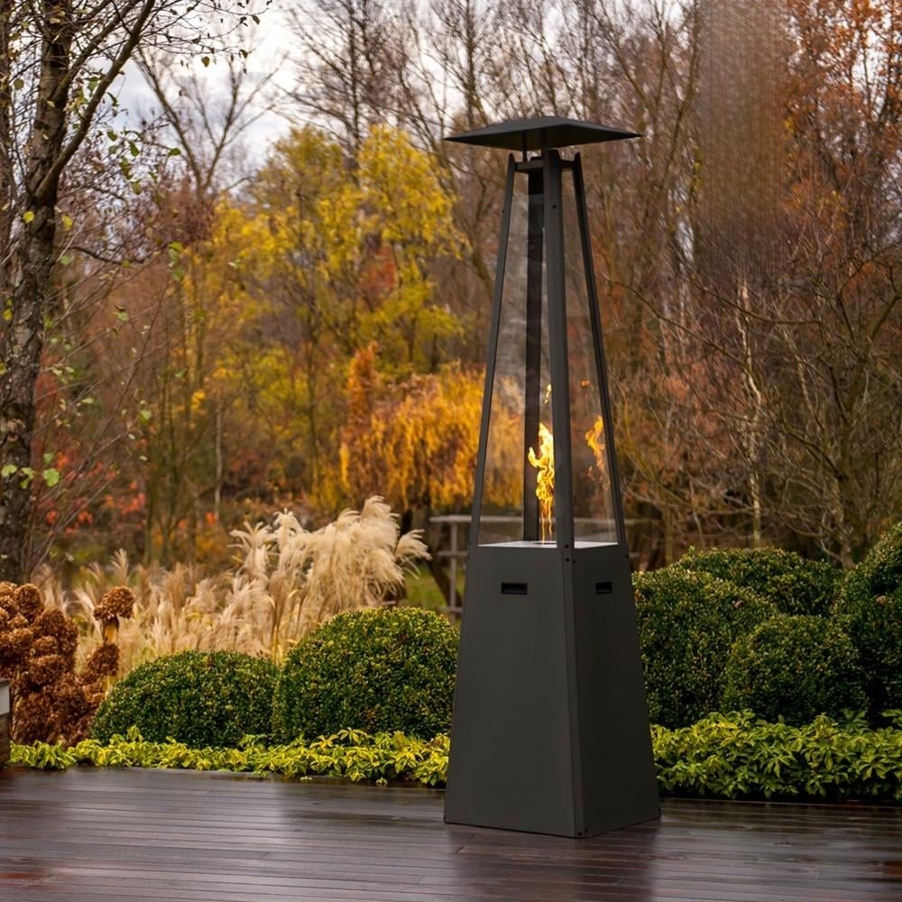 Kratki Gasheizstrahler Umbrella 12KW Stahl in weiß oder schwarz