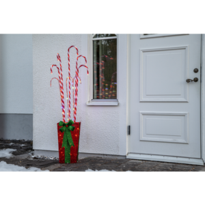 Aussen-Dekoration Candycane Box