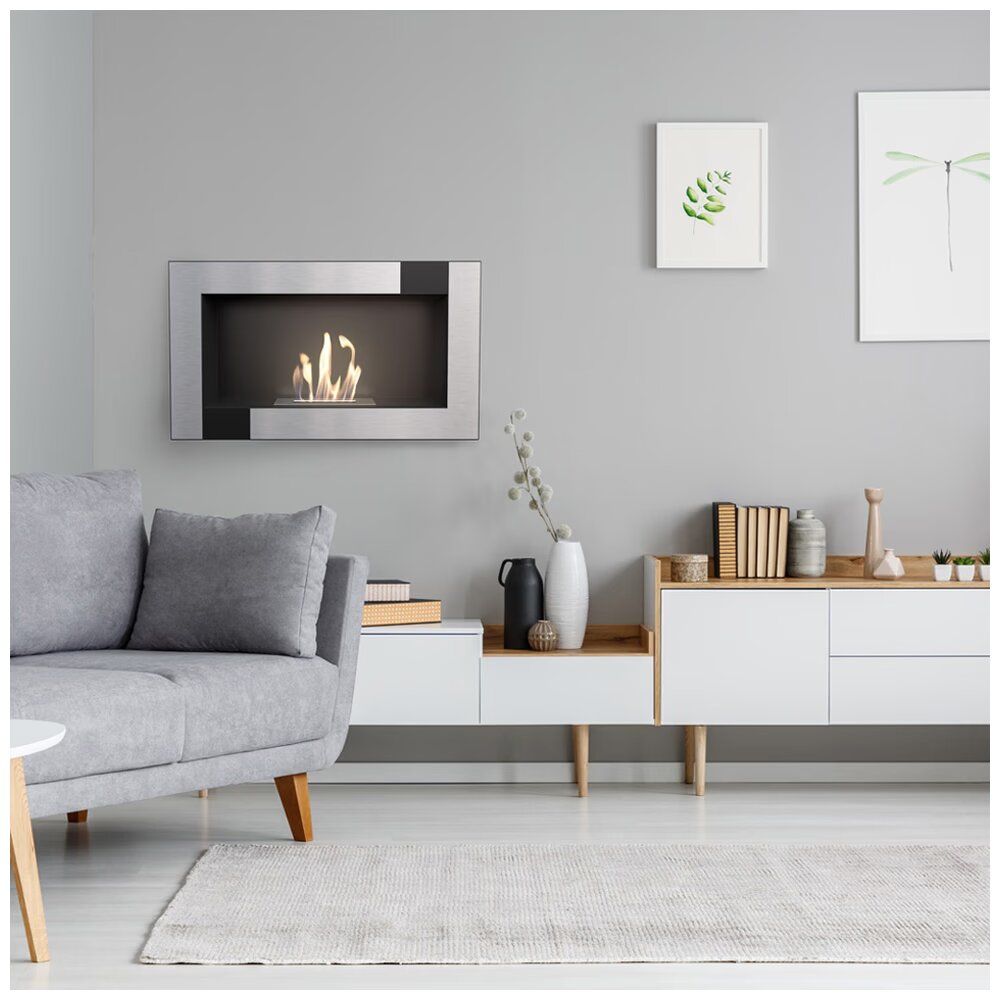 Kratki Bioethanol Wandkamin Golf Qube TÜV