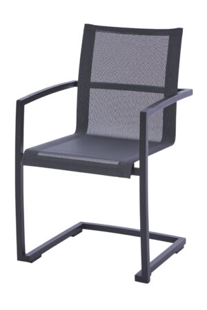 Diamond Garden 4er-Set Swingstuhl Valencia - Aluminium