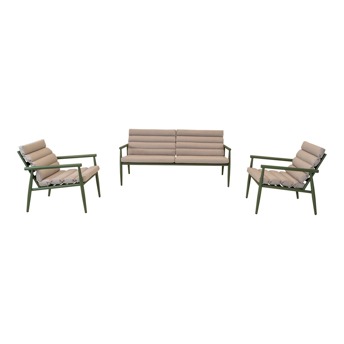 Lesli Living Lounge-Set Harper Olive – Detailansicht 2 (Gartenmöbel-Sets)