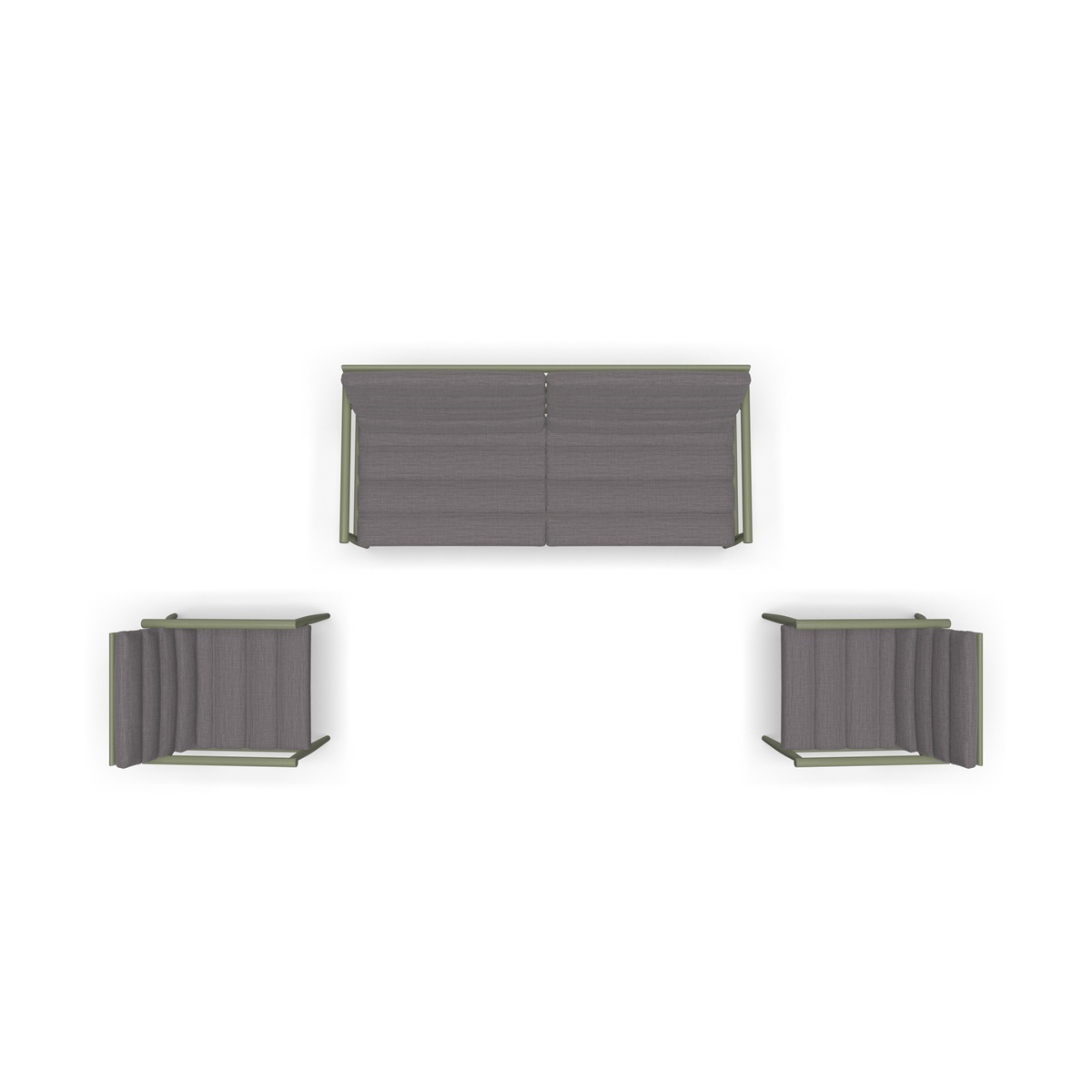 Lesli Living Lounge-Set Harper Olive – Detailansicht 5 (Gartenmöbel-Sets)