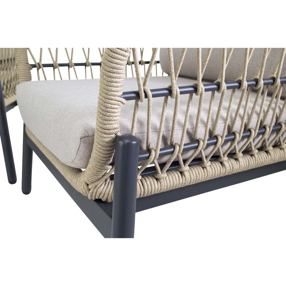 Lesli Living Lounge-Set Zavi Beige – Detailansicht 8 (Gartenmöbel-Sets)