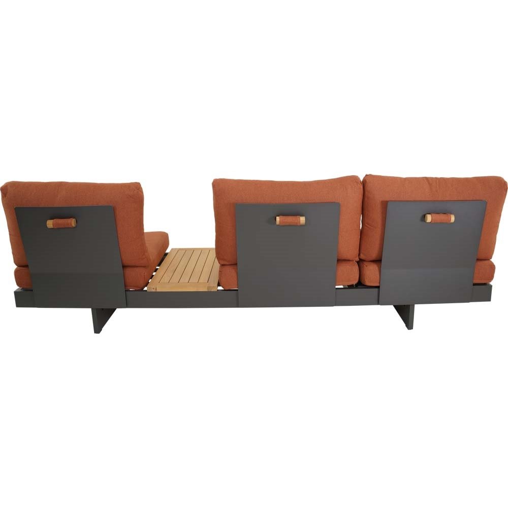 Lesli Living Lounge-Set Barbados Terra – Detailansicht 12 (Gartenmöbel-Sets)