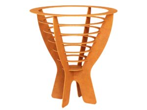 Gartenkamin, Feuerkorb & Feuerstelle aus Cortenstahl