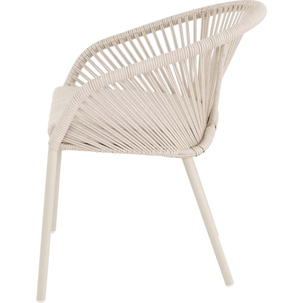 Lesli Living Stapelstuhl Hirado in grau oder beige – Detailansicht 12 (Sessel & Stühle)