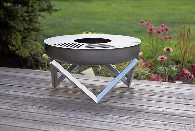 Svenskav Feuerschale mit Grillplatte in 2 Größen lieferbar
