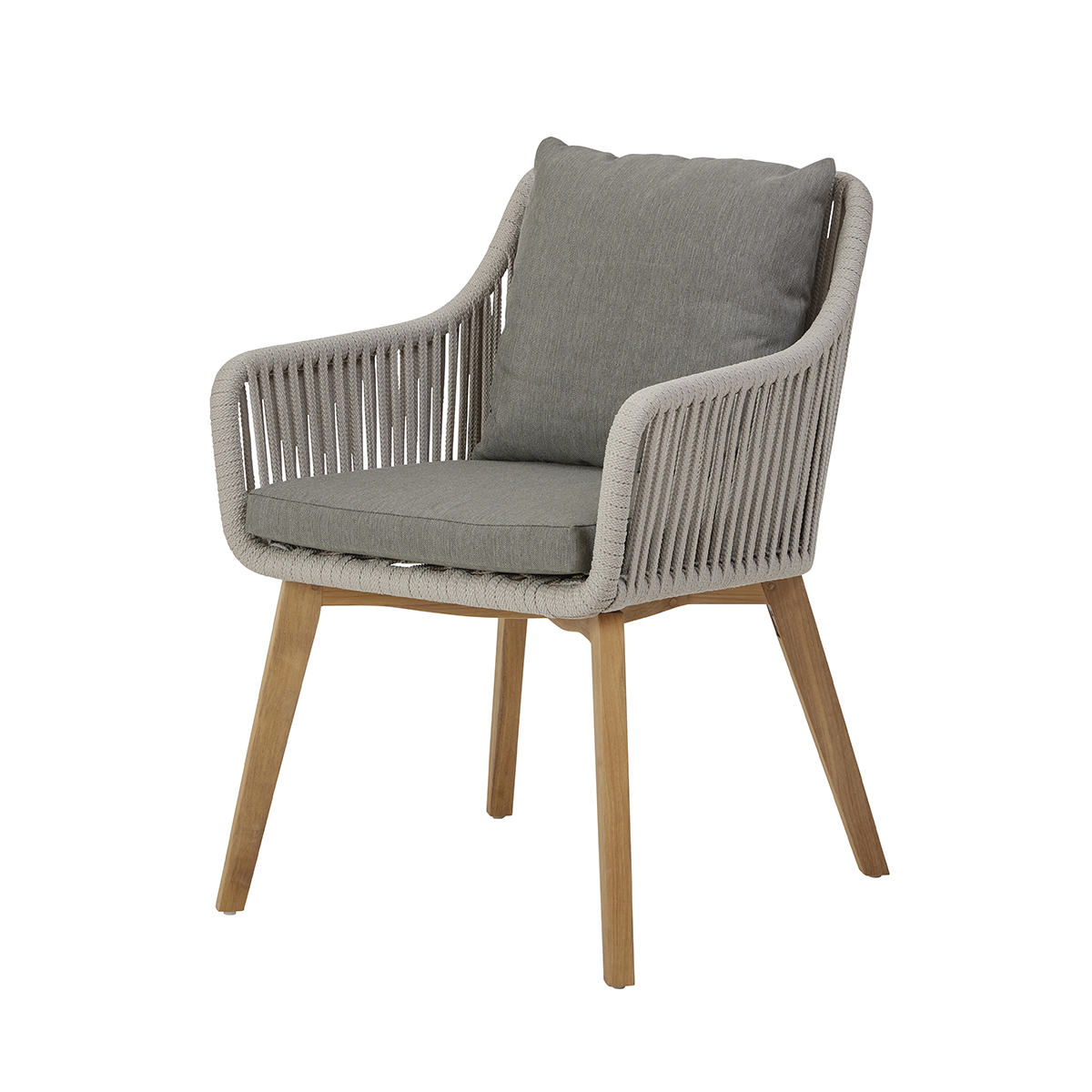 Diamond Garden 2er-Set Stuhl Kreta Teak in versch. Farben