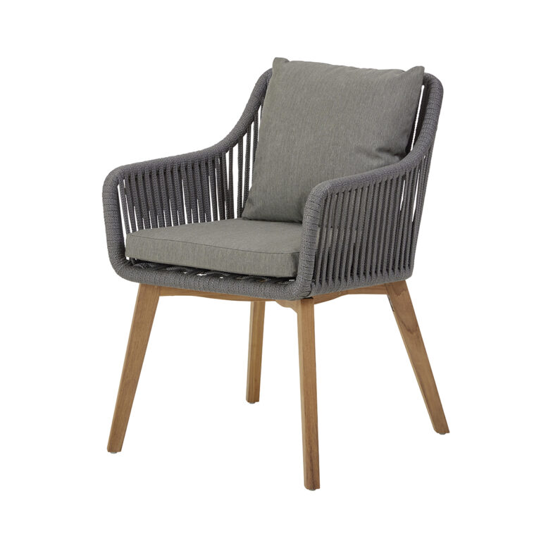 Diamond Garden 2er-Set Stuhl Kreta Teak in versch. Farben