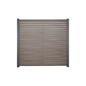 BPC-Rhombus-Steckzaunsystem Hanö in Schoko-Holzstruktur 1793mm * 1800mm