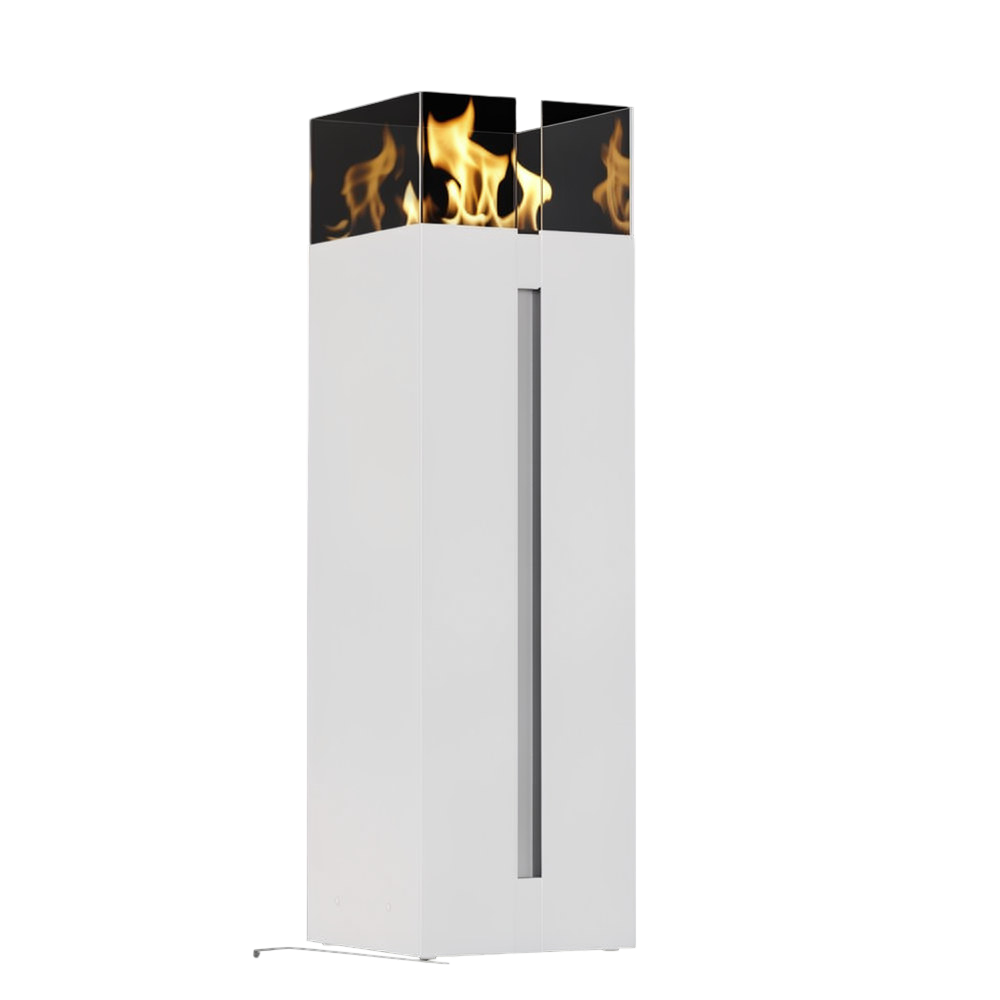 Kratki Bioethanol-Kamin Romeo Square in weiß oder schwarz – Bild 2