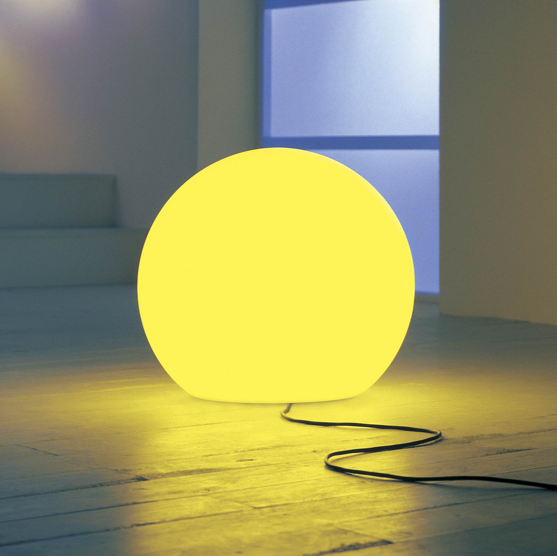 Moonlight Vollkugel weiß mit flex. Sockel und Kabel in versch. Größen – Bild 9
