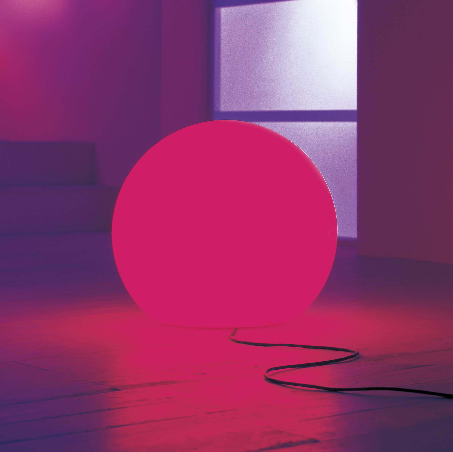 Moonlight Vollkugel weiß mit flex. Sockel und Kabel in versch. Größen – Bild 10