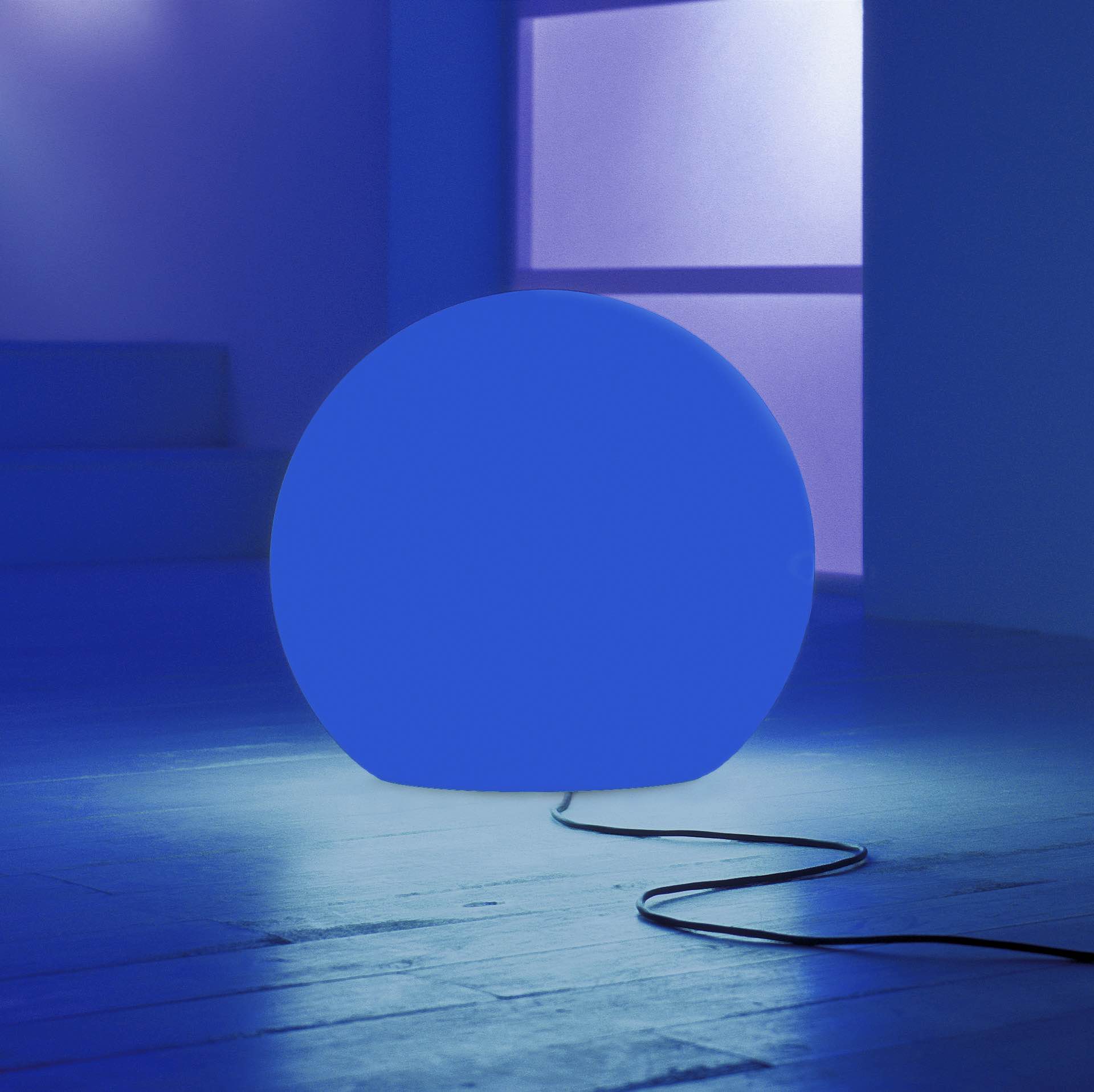 Moonlight Vollkugel weiß mit flex. Sockel und Kabel in versch. Größen – Bild 11